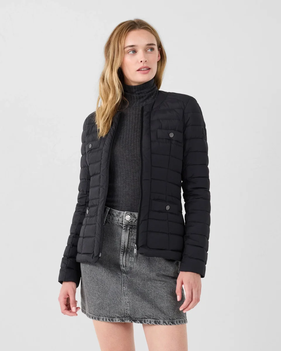 Doudoune de tailleur Noir Ingrid – Image 4